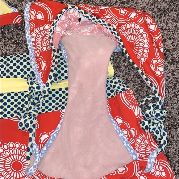 Calvin Klein Womans 3 Pc. Bathing Suit Set SZ.L - Picture 3 of 4